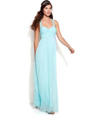 Macy's Blue Prom Dress